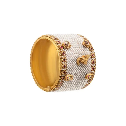 Bold Statement Gold Bangle
