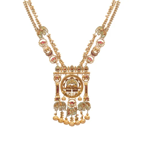 Temple Devine Gold Necklace Set