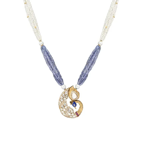 Peacock Motifs Pendants Set
