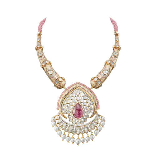 Designer Polki Necklace Set