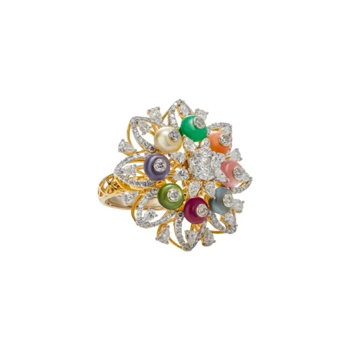 Floral Bloom Diamond Ring
