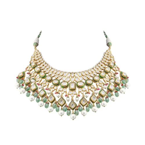 Timeless Modern Polki Necklace Set