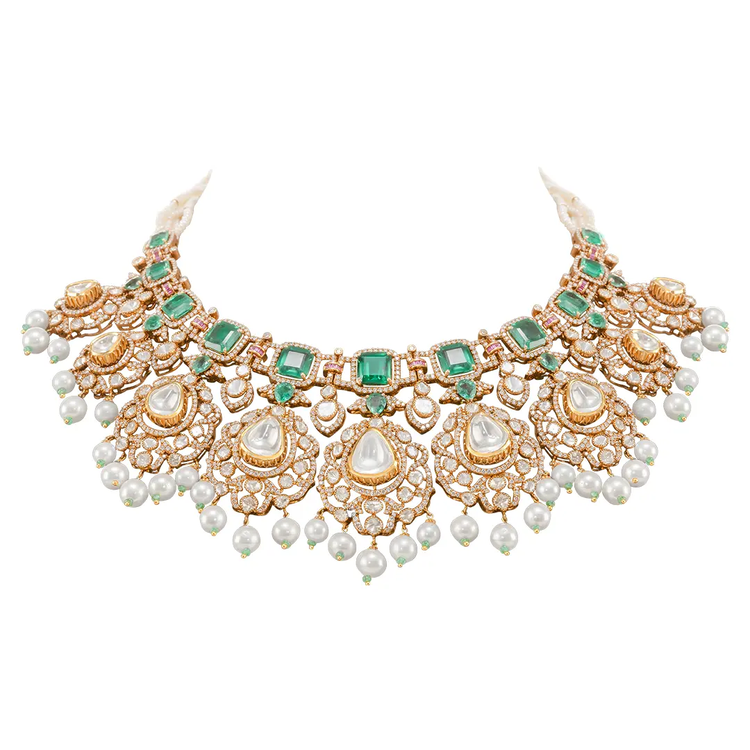 Royal Polki Necklace Set