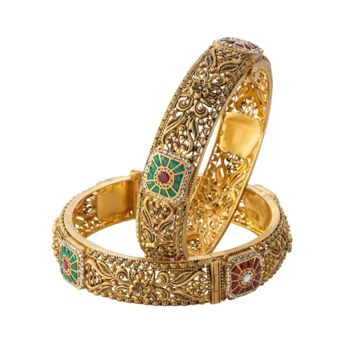 Luxury Filigree Gold Bangles