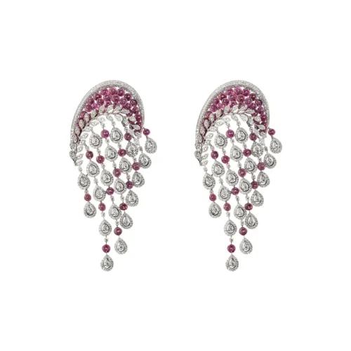 Opulent Drop Diamond Earrings