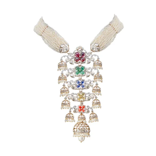 Timeless Polki Layered Necklace Set