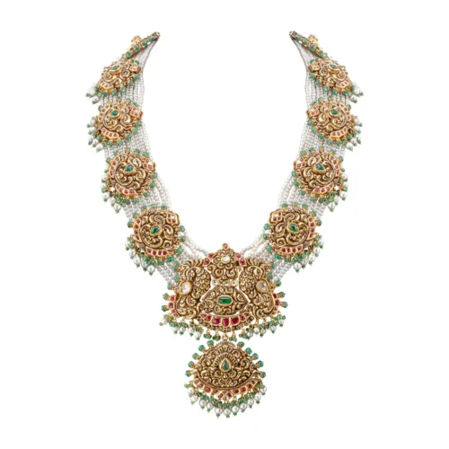 Royal Bridal Gold Necklace Set